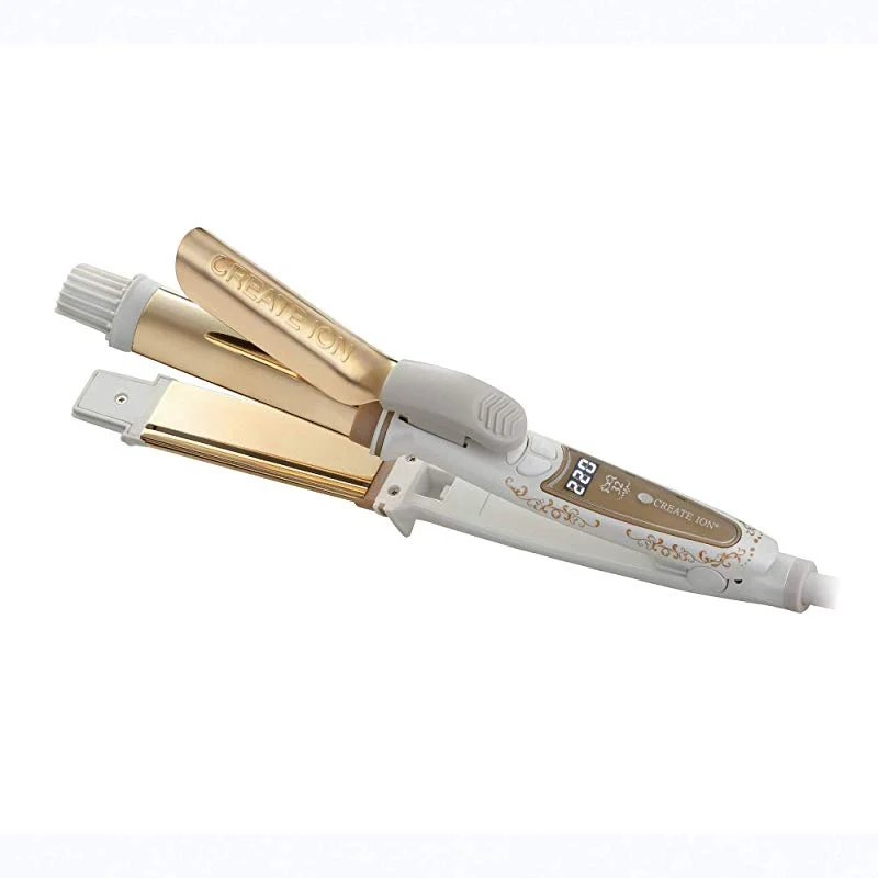 [Self-operated] Japan's CREATE ION GRACE CLEVER II negative ion multifunctional curling iron straight clip 32-in-XNUMX dual-use artifact XNUMXmm