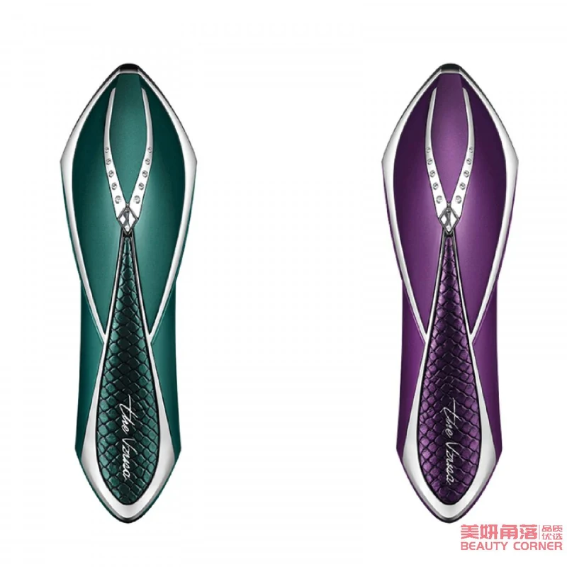 [Self-operated] Japanese ARTISTIC & CO Dr.Arrivo Vzusa Medusa luxury 24K gold snake grain cowhide custom rhinestone beauty salon grade home facial beauty instrument purple