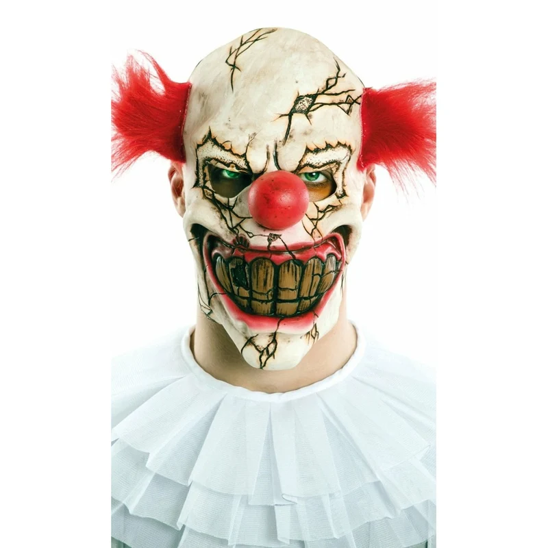 Maniac Clown Maske aus Latex