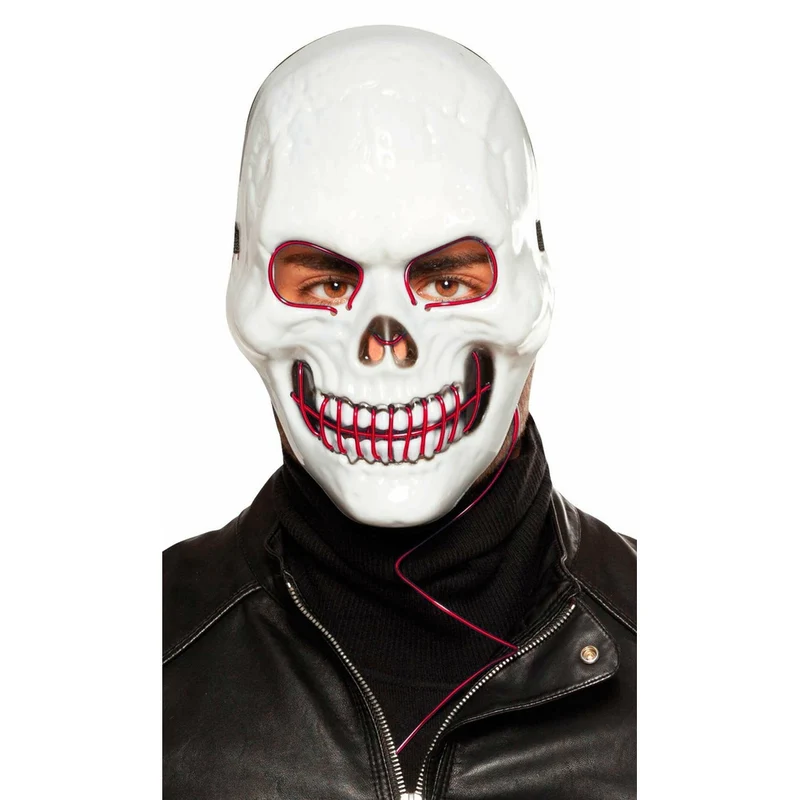 Leuchtende Totenkopf Maske