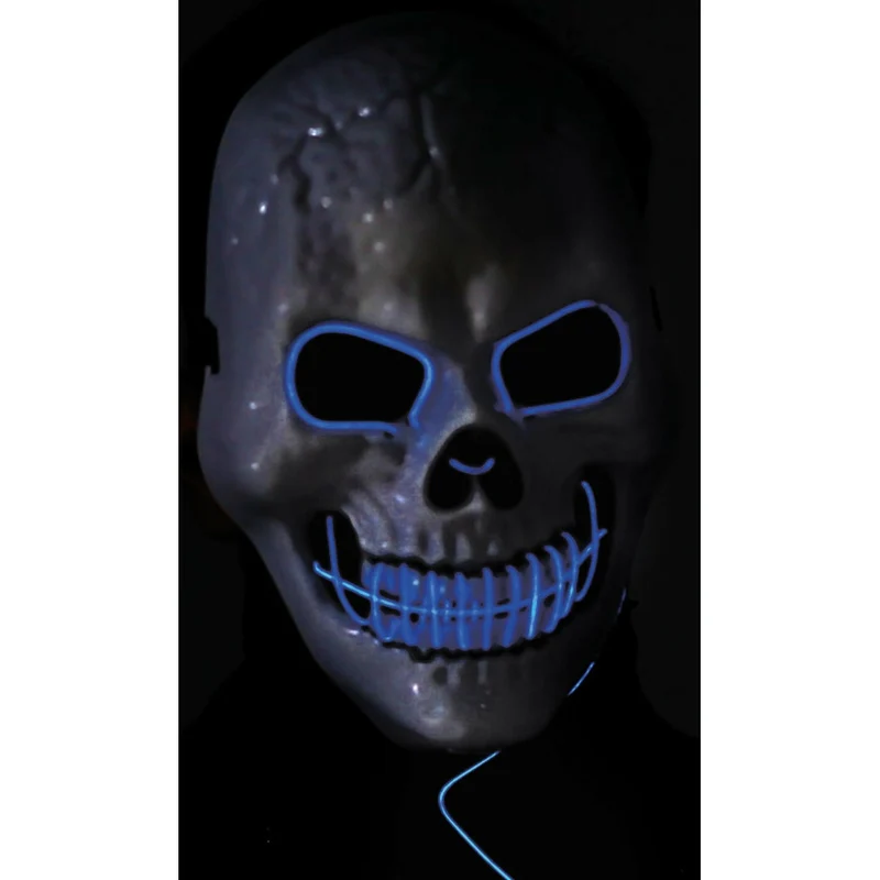 Leuchtende Totenkopf Maske