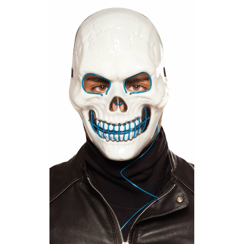 Leuchtende Totenkopf Maske