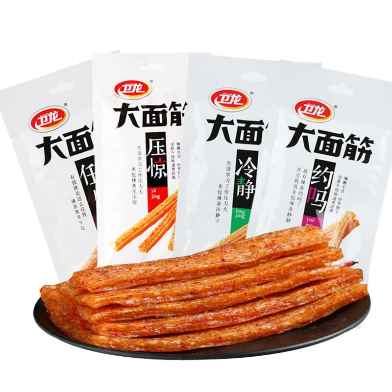 [Self-operated] China WEILONG spicy strips large gluten 106g