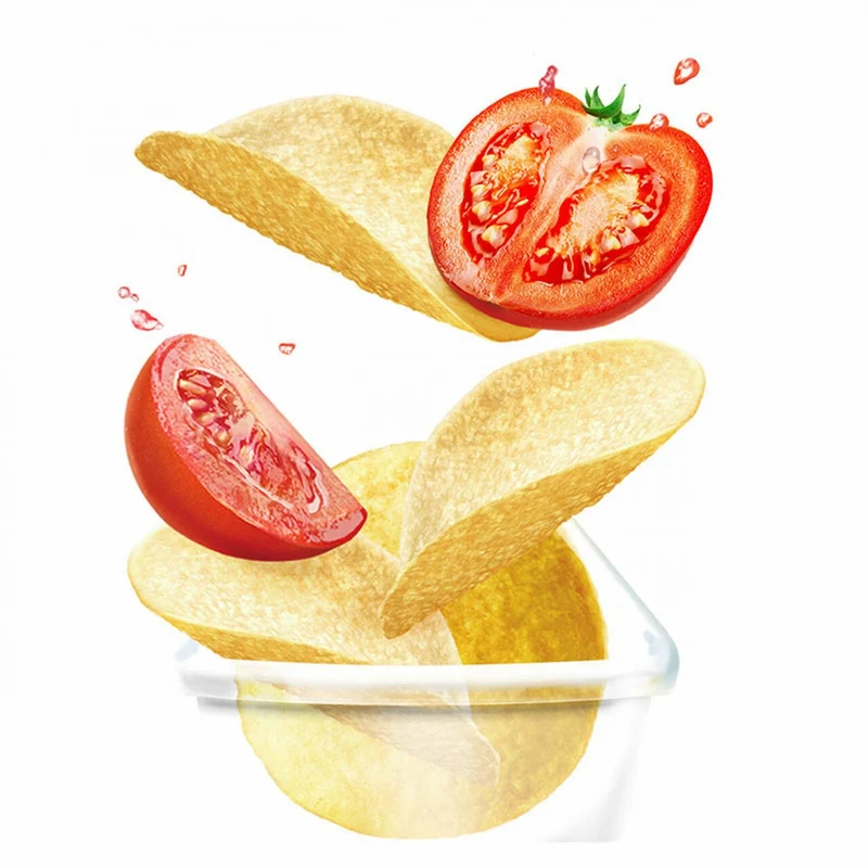 [Self-operated] China Pepsi LAY'S Potato Chips Unlimited Fresh Tomato Flavor 90g/can