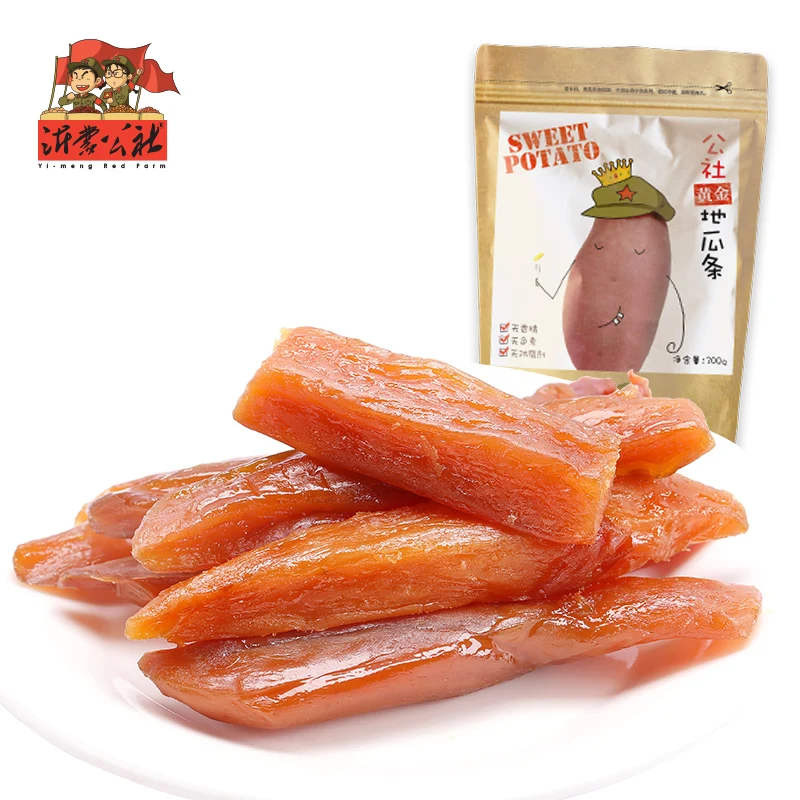 [Self-operated] China YIMENG Yimeng Commune Golden Sweet Potato Strips 300g Dried Sweet Potatoes Dried Sweet Potatoes