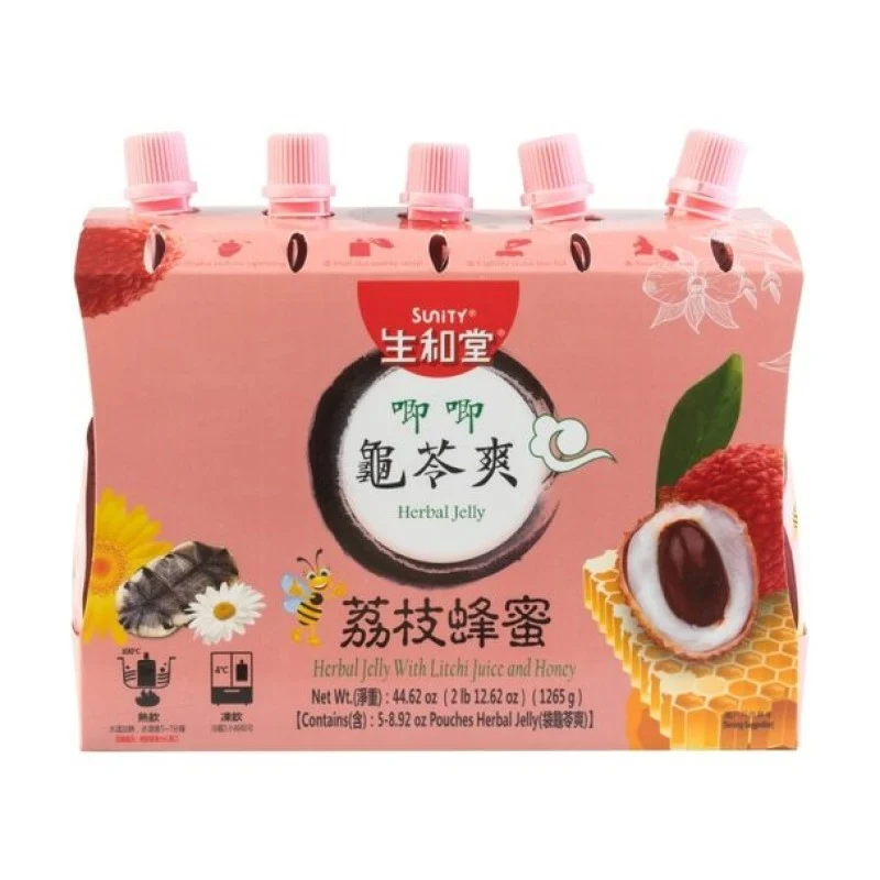 [Self-operated] China SUNITY Shenghetang Lychee Honey Guilingshuang 5 bags*253g 1265g