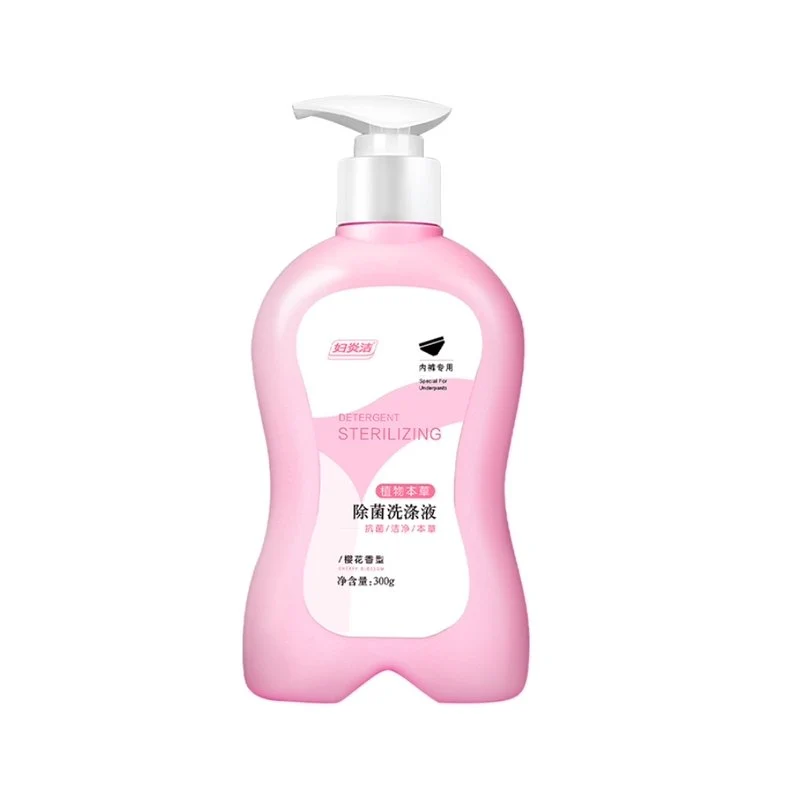 [Self-operated] China RENHE Fu Yanjie Sakura Scent Antibacterial Underwear Washing Liquid 300ml Sakura Scent