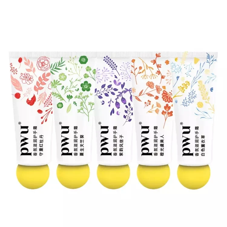 [Self-operated] China PWU Puwu Damei Fragrance Moisturizing Hand Cream Gift Box 30ml*5 Small Snowflake Hand Cream Gift Box