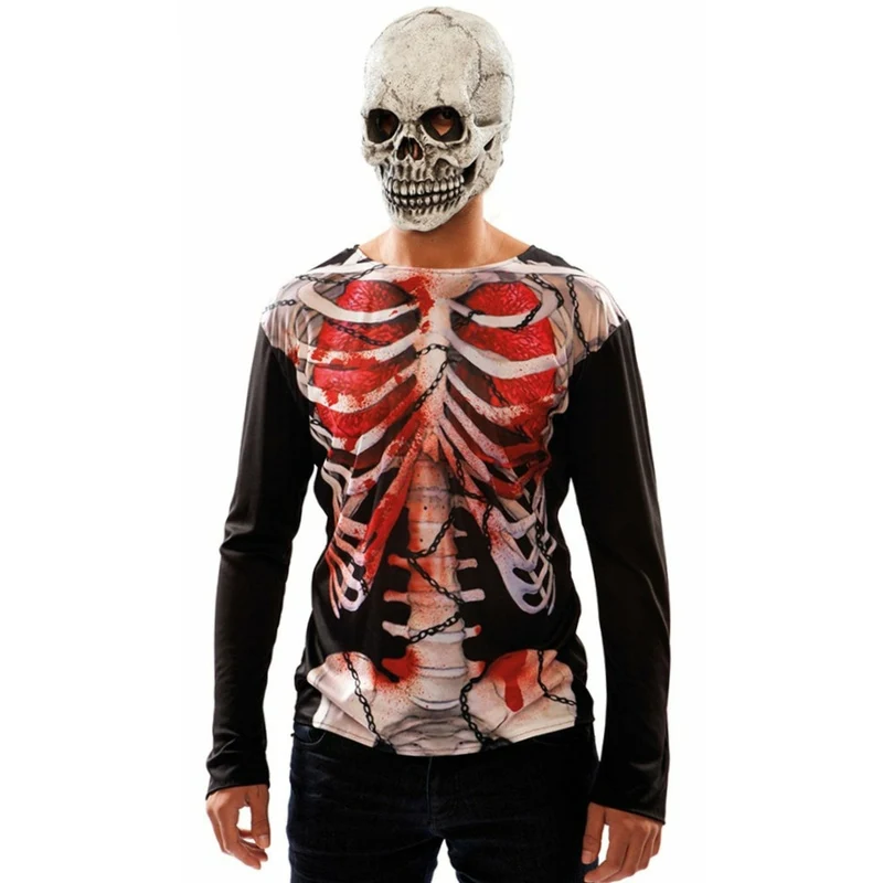Langarmshirt Skelett Zombie
