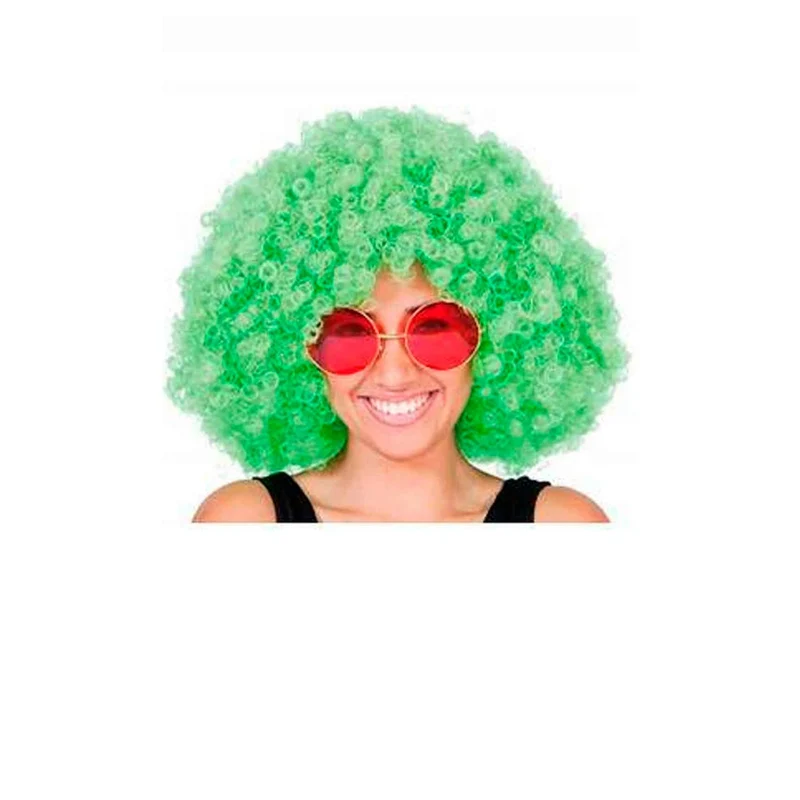 Perücke Afro Jumbo grün