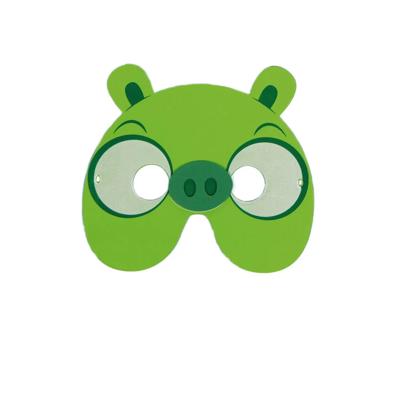 Grüne Piggy Videospiel Maske