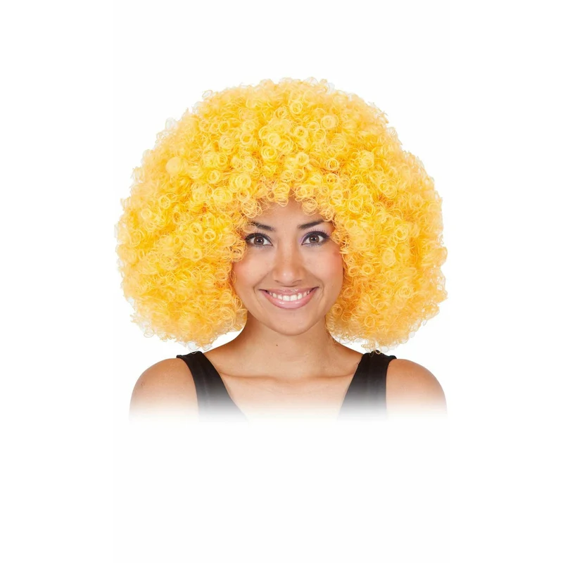 Perücke Afro Jumbo gelb