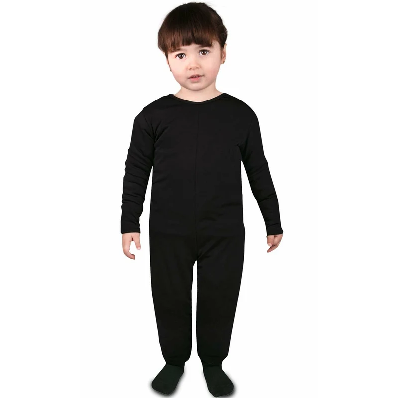 Ganzkörper Strumpfhose schwarz für Baby