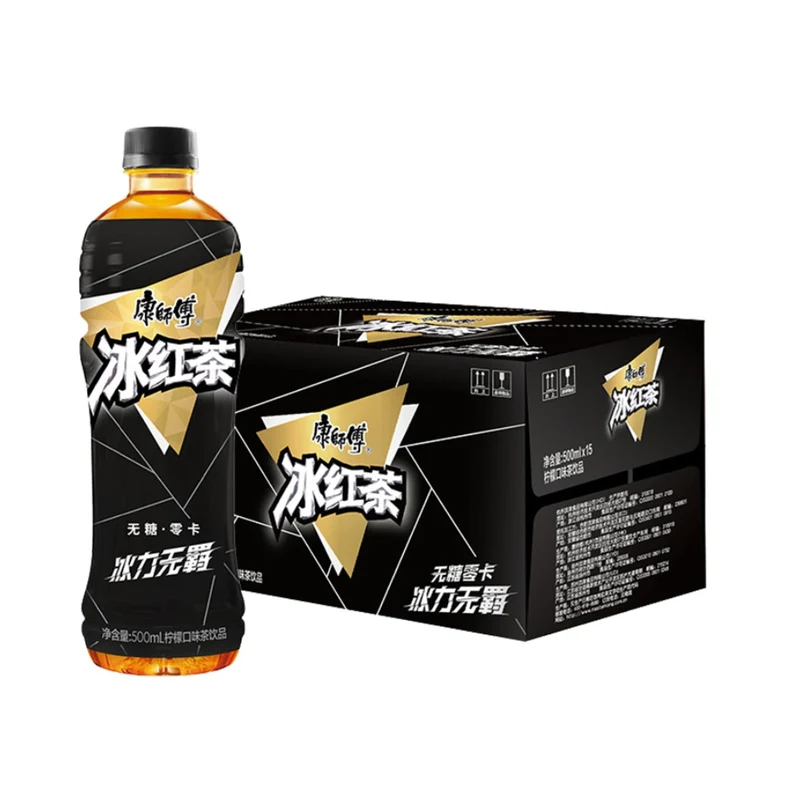 [Self-operated] China MASTER KONG Sugar-free Ice Black Tea 500ml 1 bottle Sugar-free Ice Black Tea Drink