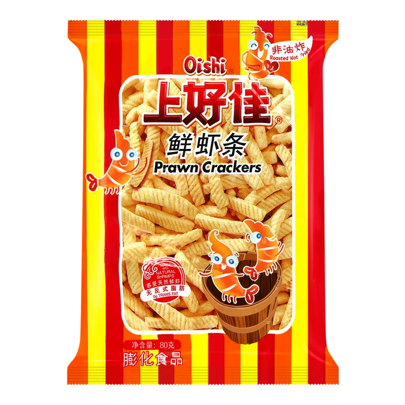 [Self-operated] China OISHI Shanghaojia Shrimp Crackers 80g