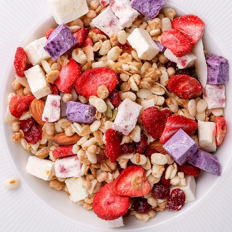 [Self-operated] China OCAK Ozark yogurt fruit nut oatmeal 400g ready-to-eat cereal can be eaten dry fruit oatmeal