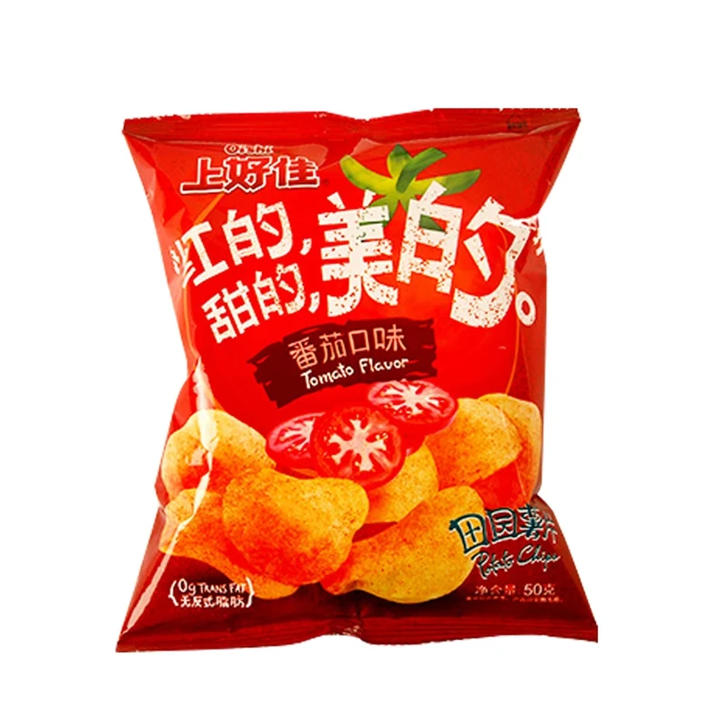[Self-operated] China OISHI Shanhaojia Garden Potato Chips Tomato Flavor 50g
