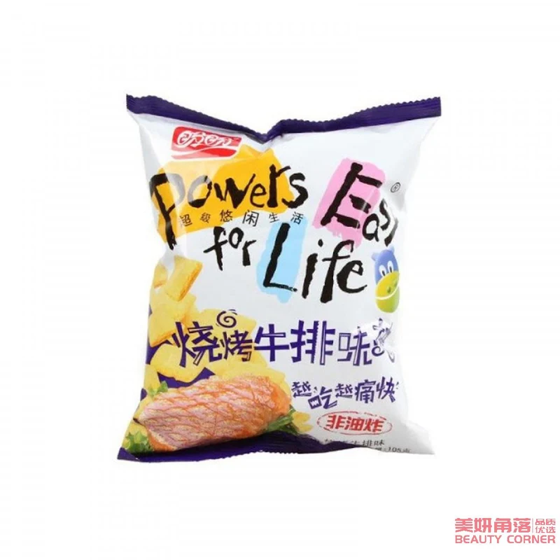 [Self-operated] China PANPAN Pan Pan Scallion Chicken Flavor Nuggets BBQ Steak Flavor Nuggets 105g Non-fried puffed food