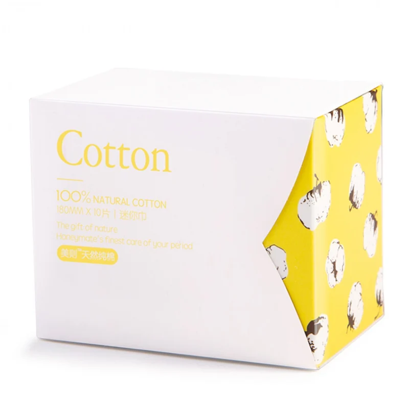 [Self-operated] China Honeymate Natural Cotton Series Ultra-Thin Sanitary Napkins Pure Cotton Extra Long Night Use 410mm*3 Pieces