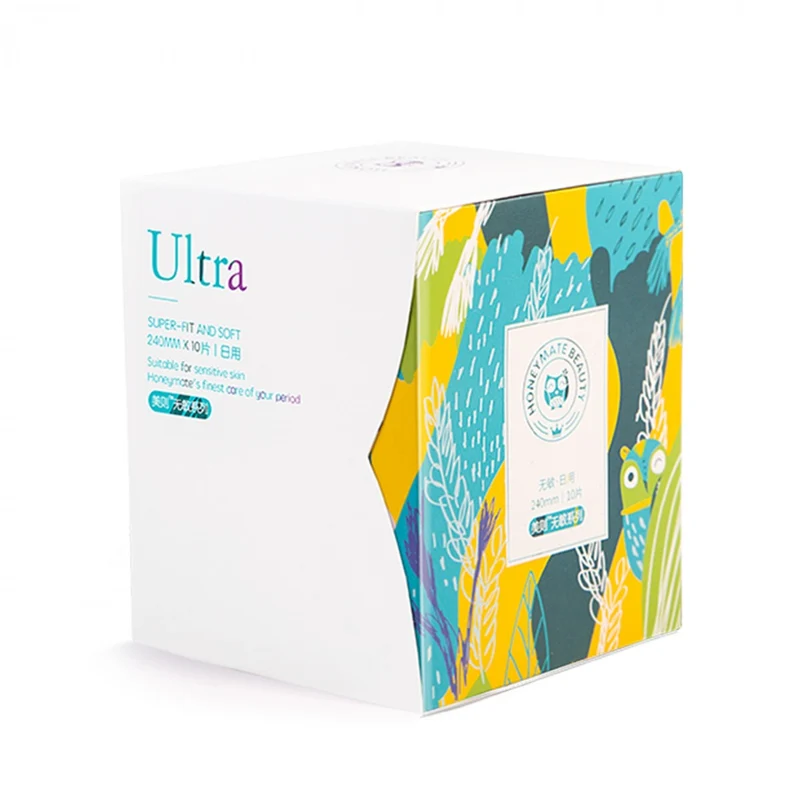 [Self-operated] China Honeymate Double carded cotton non-allergenic series ultra-thin sanitary napkin non-allergic daily type 240mm*10 pieces