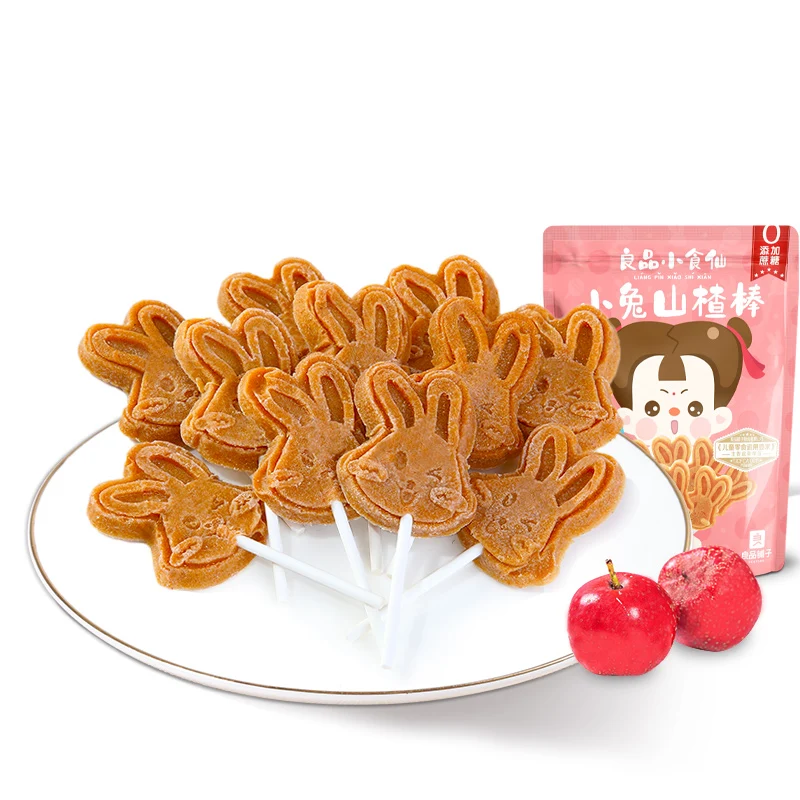 [Self-operated] China BESTORE BESTORE Little Rabbit Hawthorn Sticks 85g 0 Added Sucrose Hawthorn Lollipops Children's Snacks
