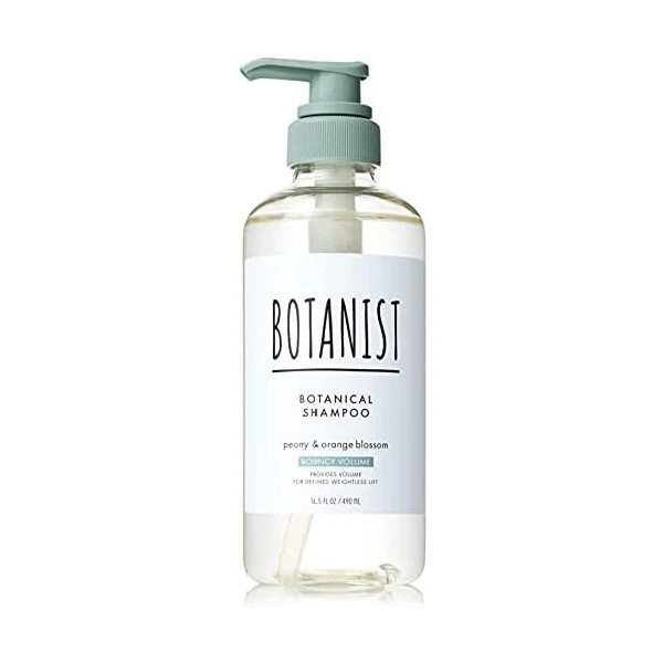 [Self-operated] Japanese BOTANIST botanist new version of elastic and fluffy shampoo 490ml green cover active type moisturizing and smooth