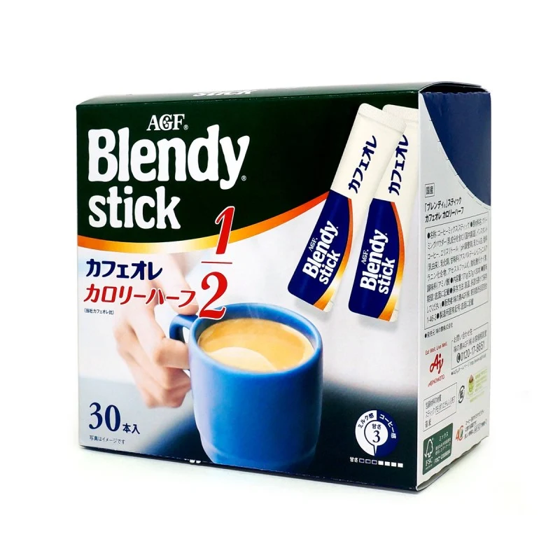 [Self-operated] Japan AGF BLENDY 30-in-XNUMX instant low-calorie low-calorie low-fat milk coffee XNUMX packs