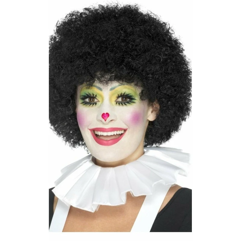 Clown Kragen weiß