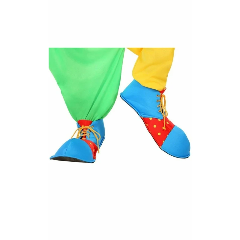 Clown Schuhe blau für Kinder