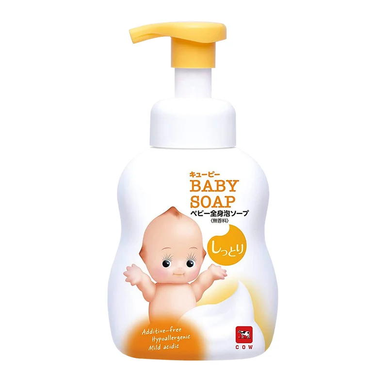 [Self-operated] Japanese COW Baby Body Wash, Moisturizing, No Additives, 400ml, Two-in-one Shampoo and Bath