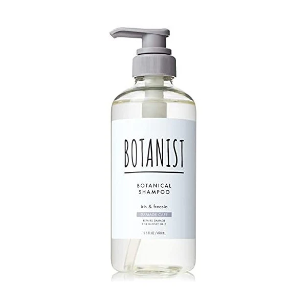 [Self-operated] Japanese BOTANIST Botanist New Version Plant Fresh Repair Damaged Hair Shampoo 490ml Iris & Freesia Fragrance Moisturizing Deep Repair