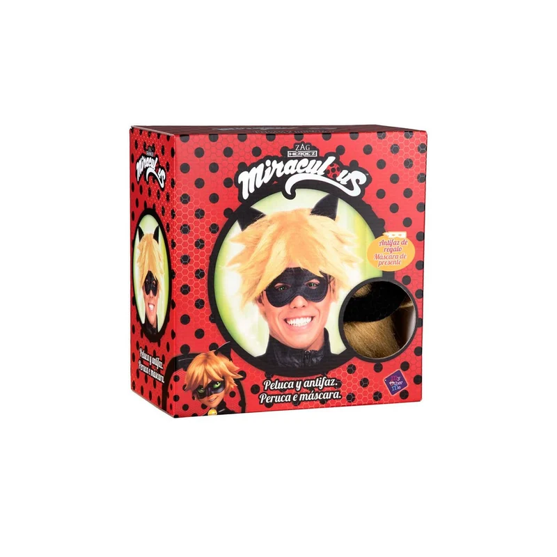 Perücke und Augenmaske Cat Noir™