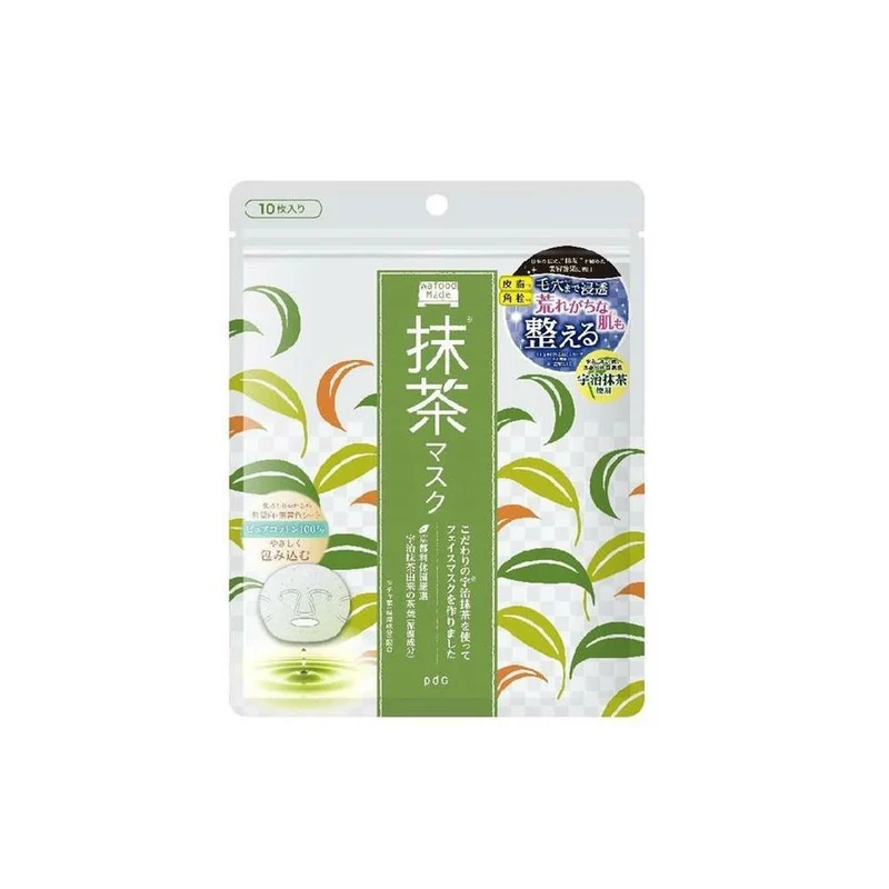 [Self-operated] Japanese PDC Bidixi Fan Chengcheng's same style Uji Matcha patch mask 10 pieces, no-wash type