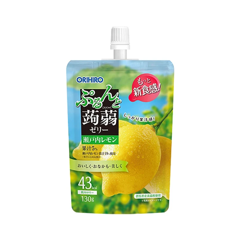 [Self-operated] Japan ORIHIRO Low Calorie Konjac Jelly 130g Setouchi Lemon Flavor