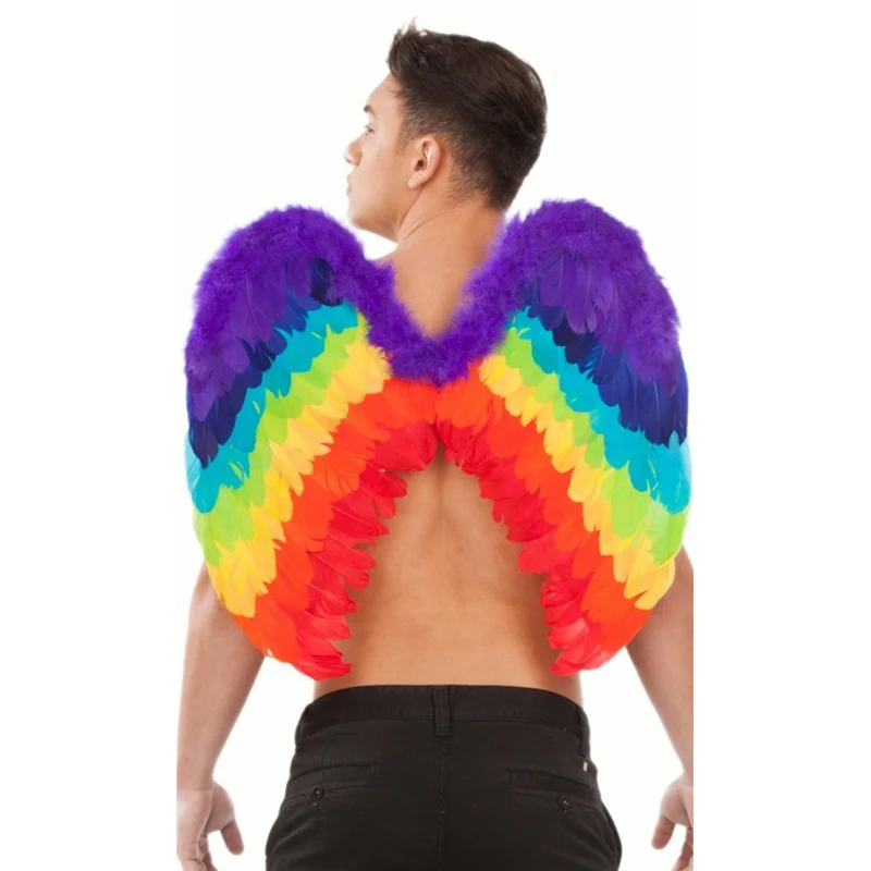 Flügel Herz Regenbogen