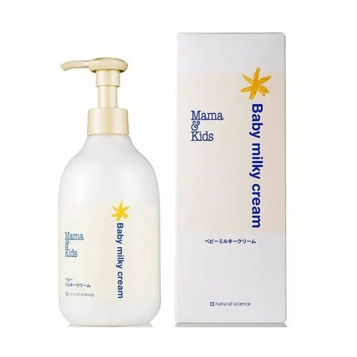 [Self-operated] Japan Mama & Kids Baby Moisturizing Cream Baby Moisturizing Moisturizing Gentle Moisturizing Face Cream Body Cream Economical Pack 310g