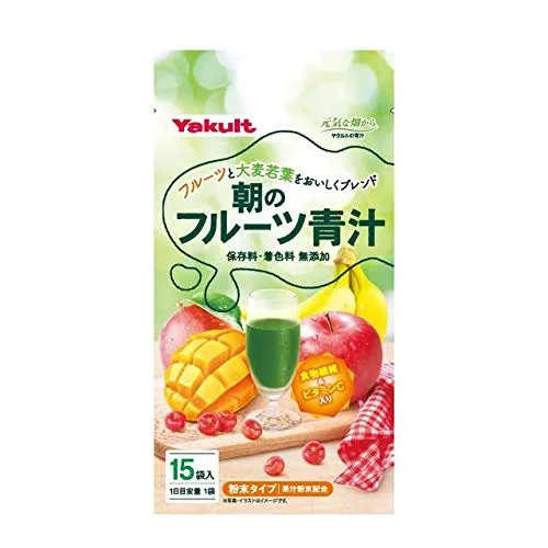 [Self-operated] Japanese YAKULT Yakult Asahi Green Juice Juice Flavor 7g*15 bags