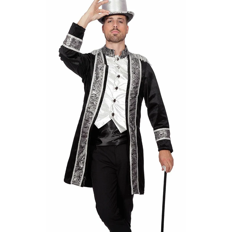 Mantel Deluxe schwarz für Herren