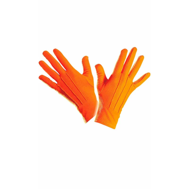 Kurze Handschuhe Orange