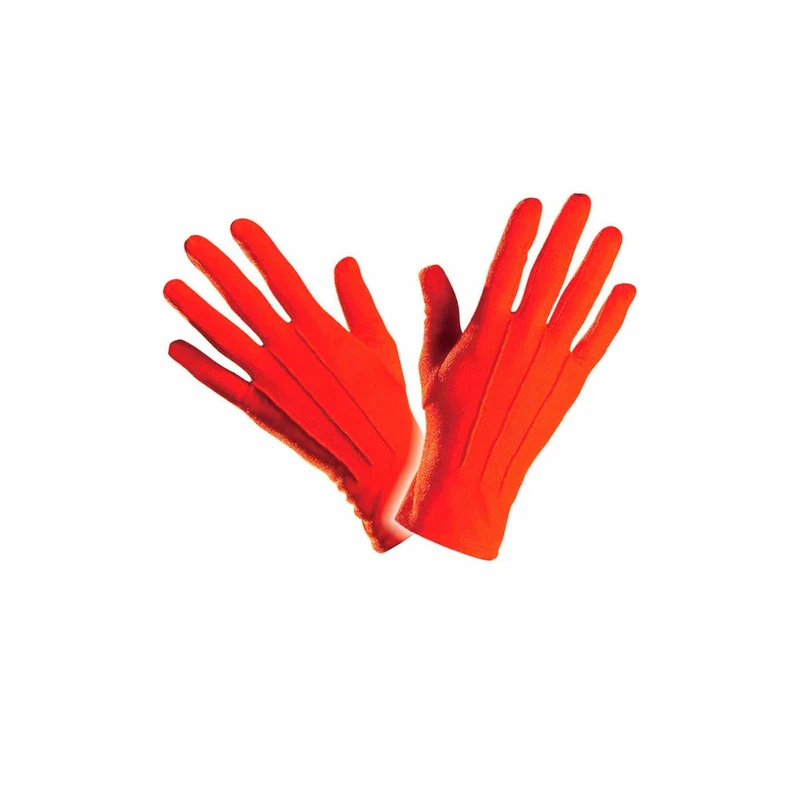 Kurze Handschuhe Rot