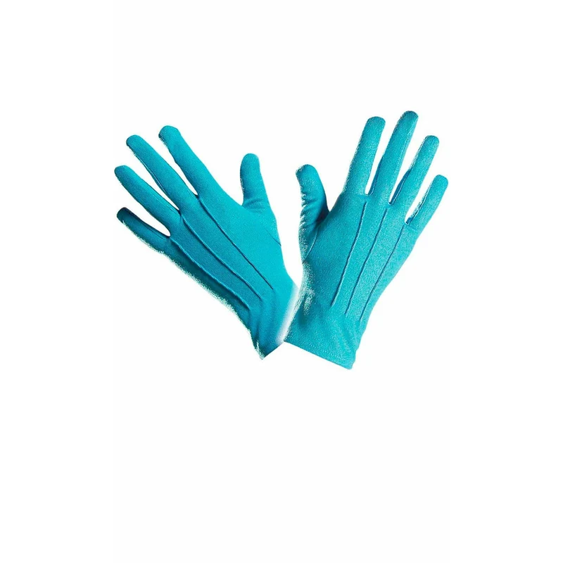 Kurze Handschuhe Blau