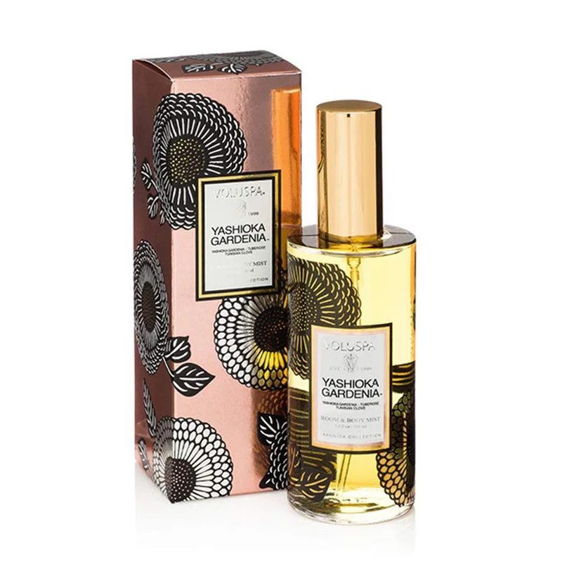 [Self-operated] American VOLUSPA indoor aromatherapy body fragrance dual-purpose spray 100ml YASHIOKA GARDENIA-Paradise Gardenia, long-lasting fresh air in the bedroom, soothing and sleeping, romantic atmosphere, great gift