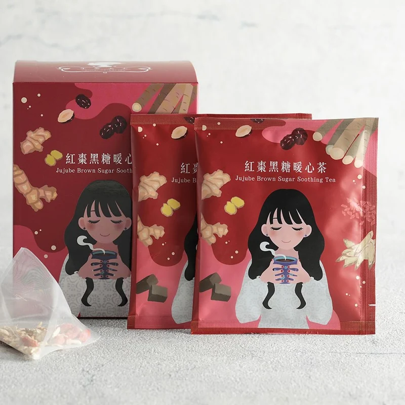[Self-operated] Taiwan Afternoon Tea Lady Red Dates and Brown Sugar Heart Warming Tea 7 bags*22.5g Must-have during menstrual period