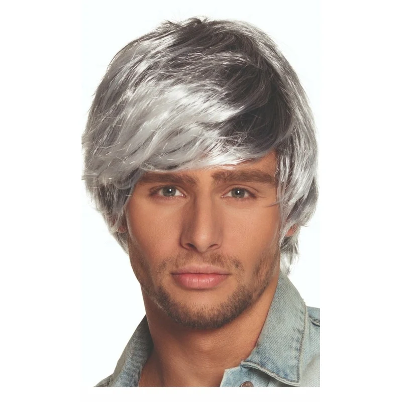 Perücke Tyler grau