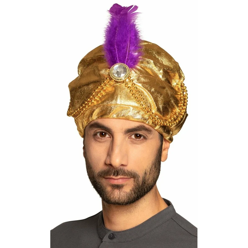 Goldener arabischer Turban