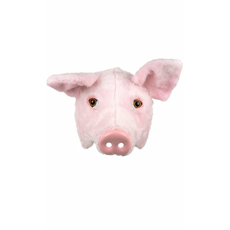 Schwein Maske flauschig