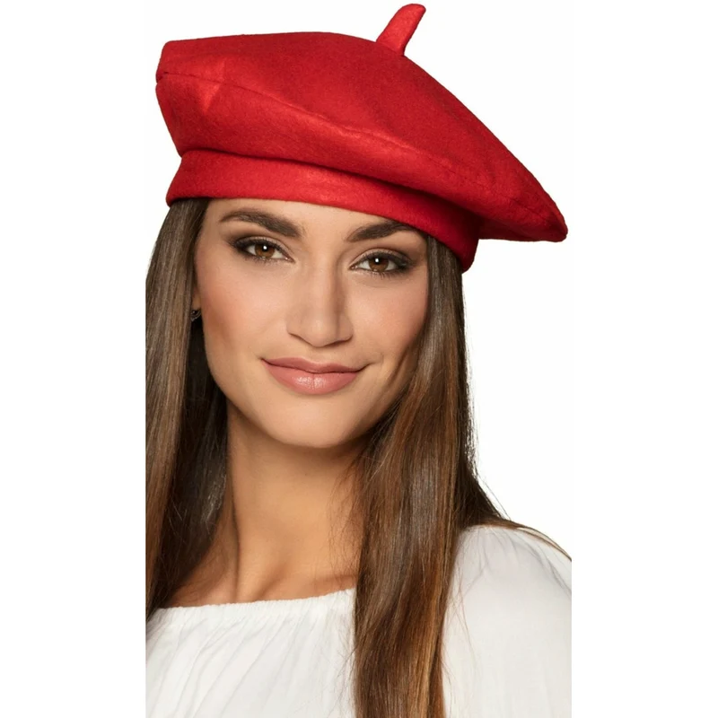 Baskenmütze Rot Eco