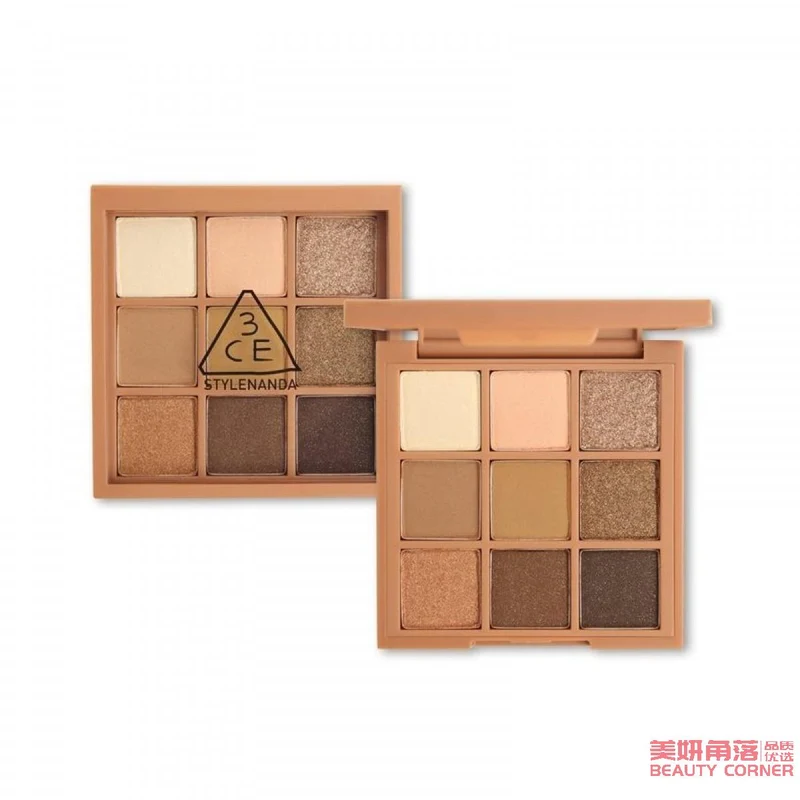 [Self-operated] South Korea 3CE Sanxi Jade Jiugongge Eyeshadow Palette Matte Pearl Earth Golden Brown PLOT TWIST