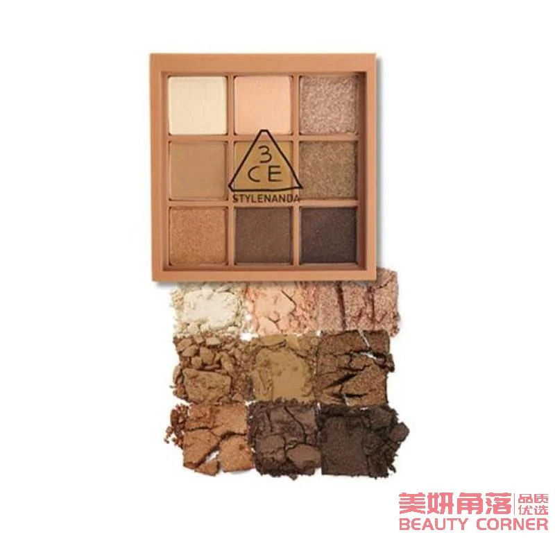 [Self-operated] South Korea 3CE Sanxi Jade Jiugongge Eyeshadow Palette Matte Pearl Earth Golden Brown PLOT TWIST