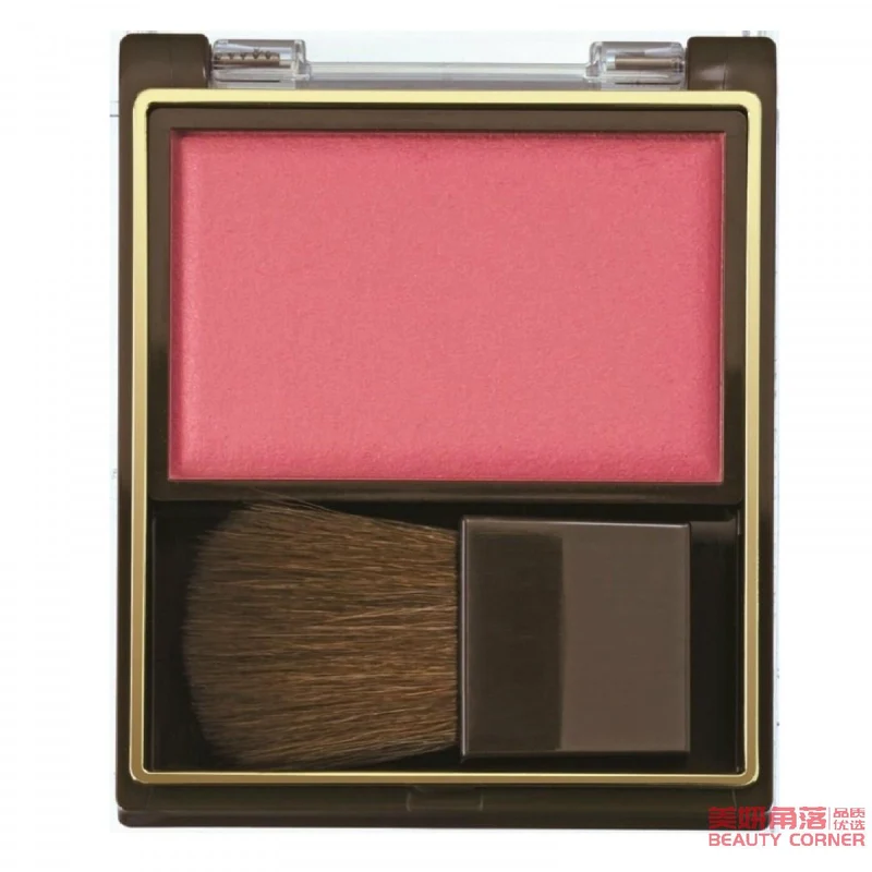 [Self-operated] Japan EXCEL silk satin blush RC01 rose pink moisturizing natural nude makeup single color with brush